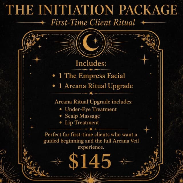 The Initiation Package at Arcana Veil in Alameda, CA